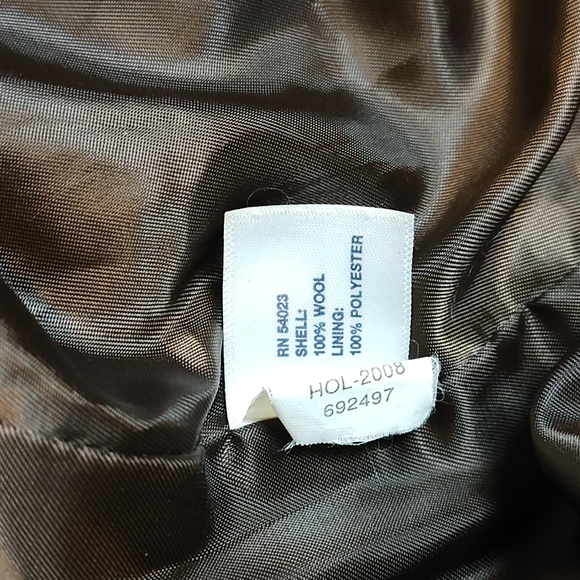 GAP 100% brown wool waist length jacket - Picture 11 of 11